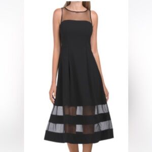 NWT Beautiful Adrianna Papell Black Dress